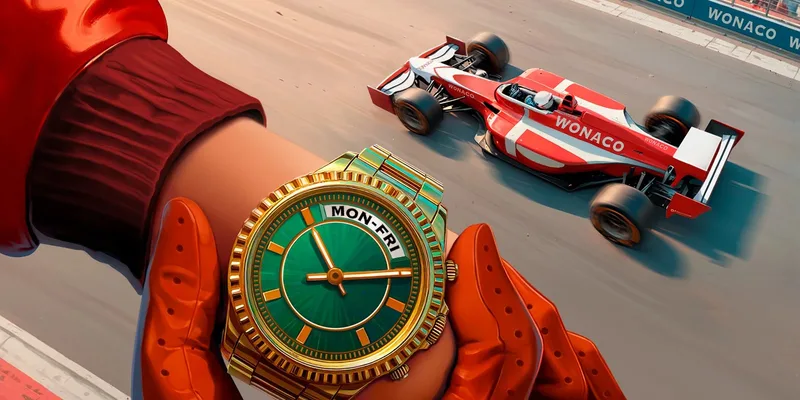 Orologio a tema Formula 1 nel programma VIP Wonaco Casino